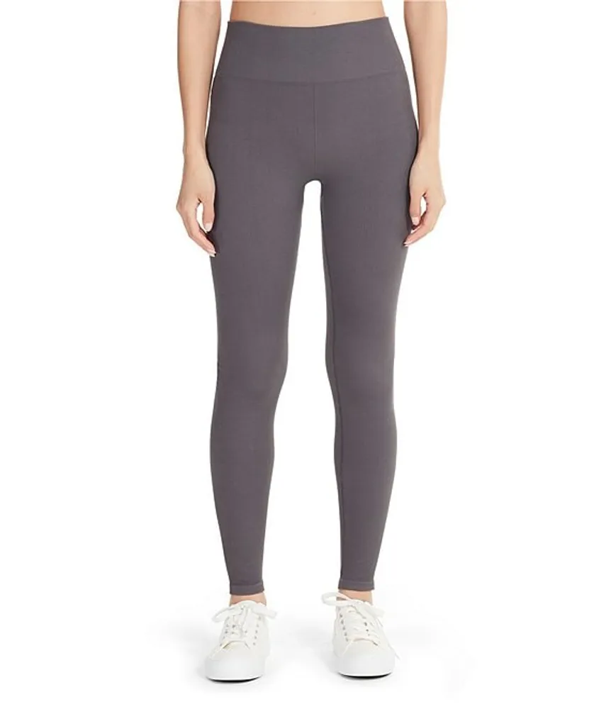 Andrew Marc Sport Seamless Vertical Pattern Pull On Leggings