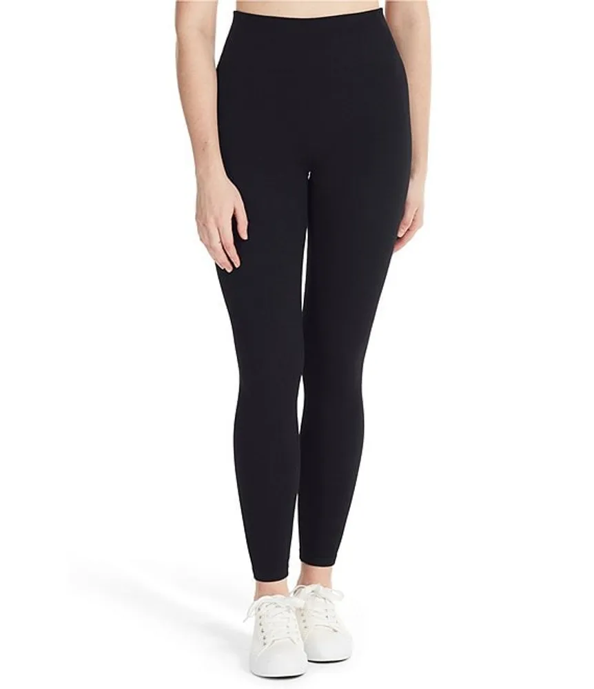 Andrew Marc Sport Seamless Vertical Pattern Pull On Leggings