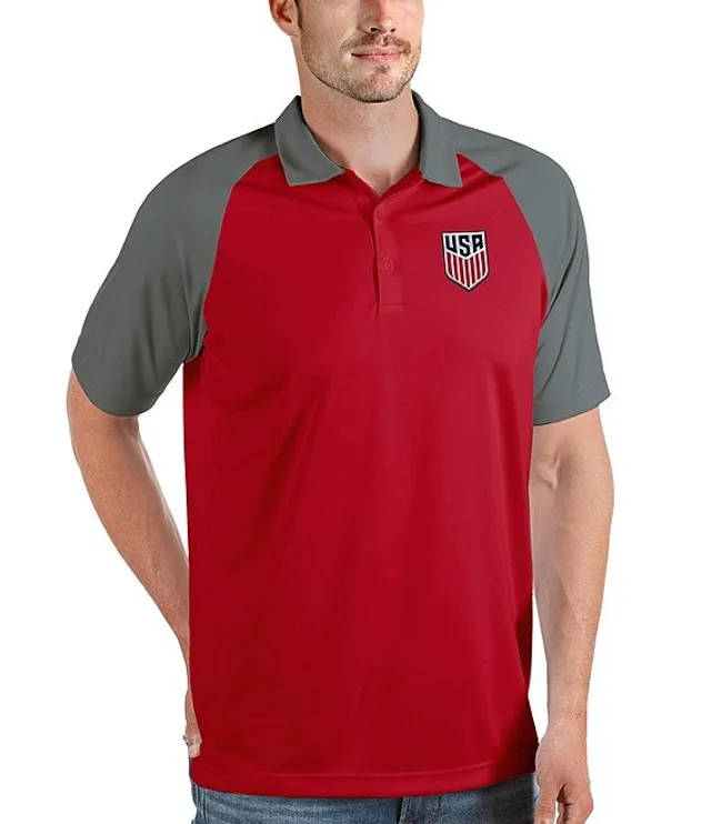 Antigua USA Soccer Nova Short Sleeve Polo Shirt CoolSprings Galleria