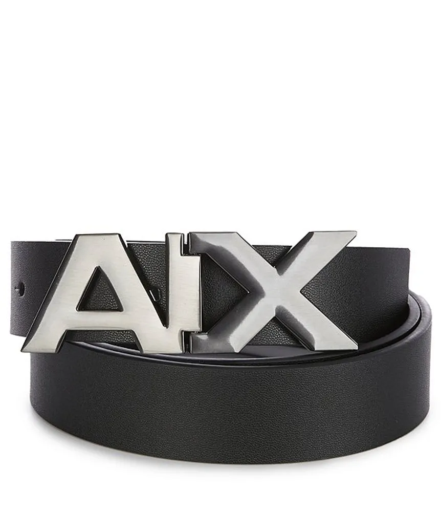 Armani Exchange AX 1 double Reversible Leather Belt Hamilton Place