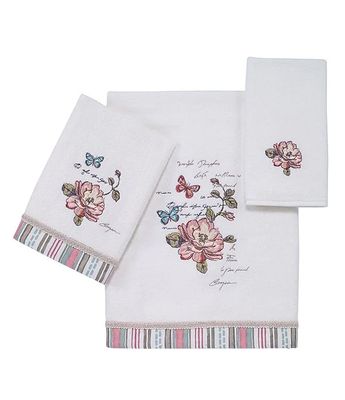 Avanti braided hot sale cuff towel collection