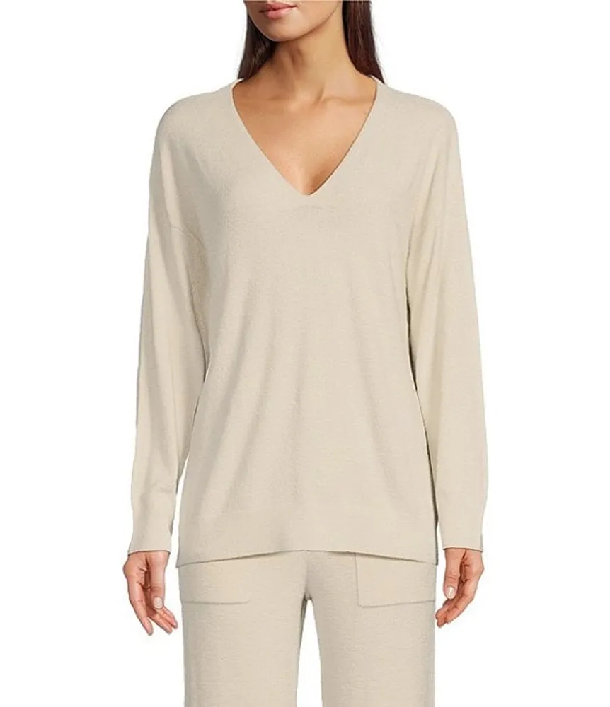 Barefoot Dreams CozyChic Ultra Lite V Neck Hi Low Coordinating