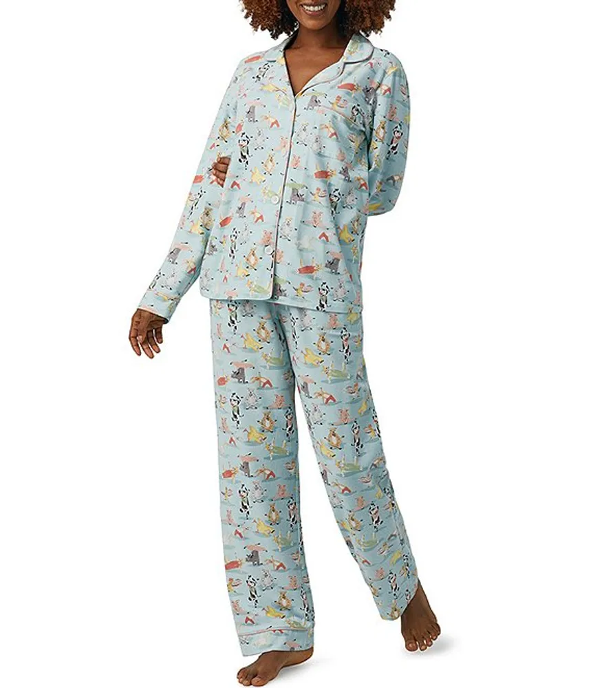 Cotton knit 2024 pajama sets