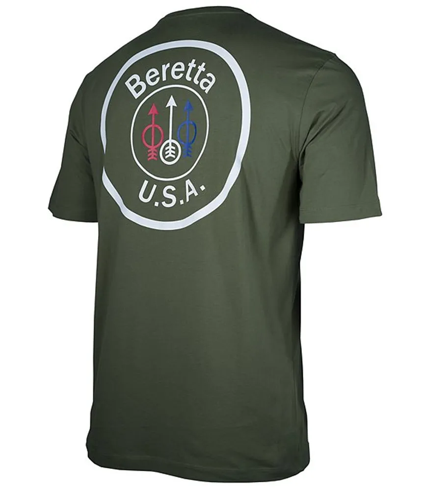 Beretta USA Logo Graphic Short-Sleeve Crew Neck T-Shirt | Hamilton 