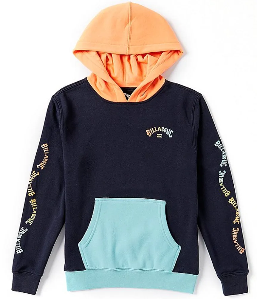 Billabong Big Boys 8 20 Long Sleeve United Color Block Fleece