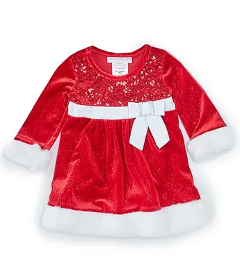 Bonnie Jean Baby Girls Newborn 24 Months Cap Sleeve Christmas