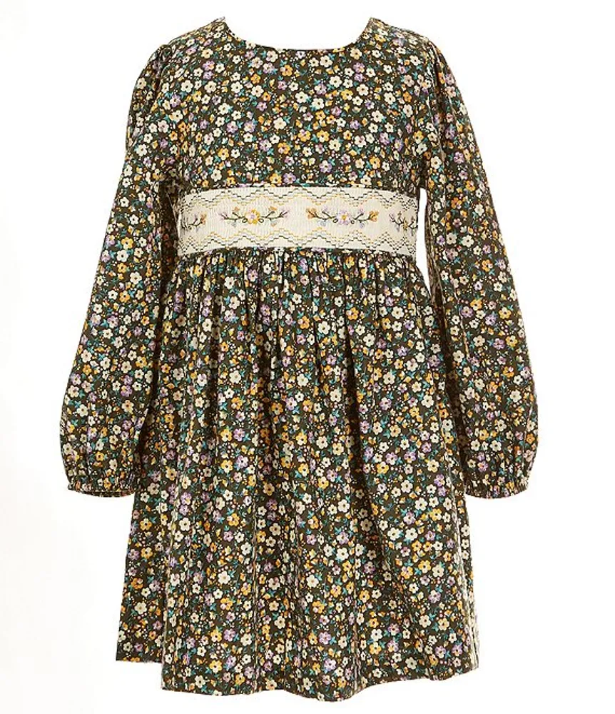 Bonnie jean floral dress best sale