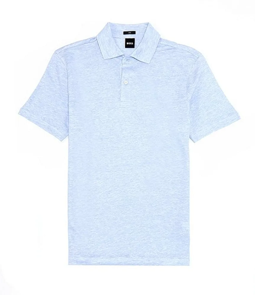 Hugo Boss BOSS Press 54 Linen Short Sleeve Polo Shirt