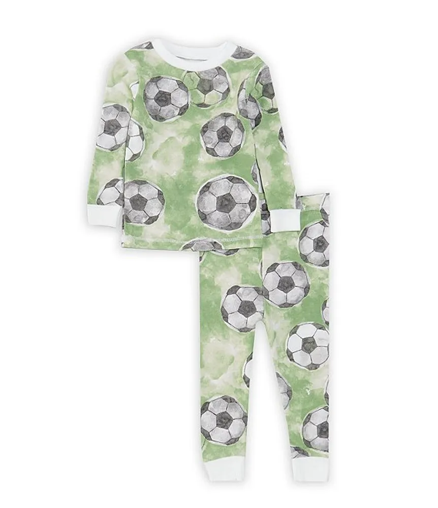 Burt s Bees Baby Boys 12 24 Months Long Sleeve Soccer Tee Pajama