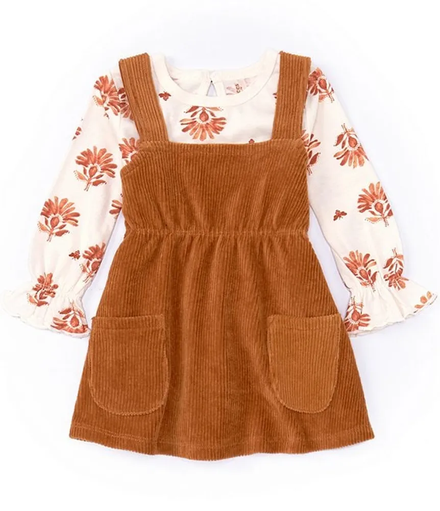 Printed jumper dress top