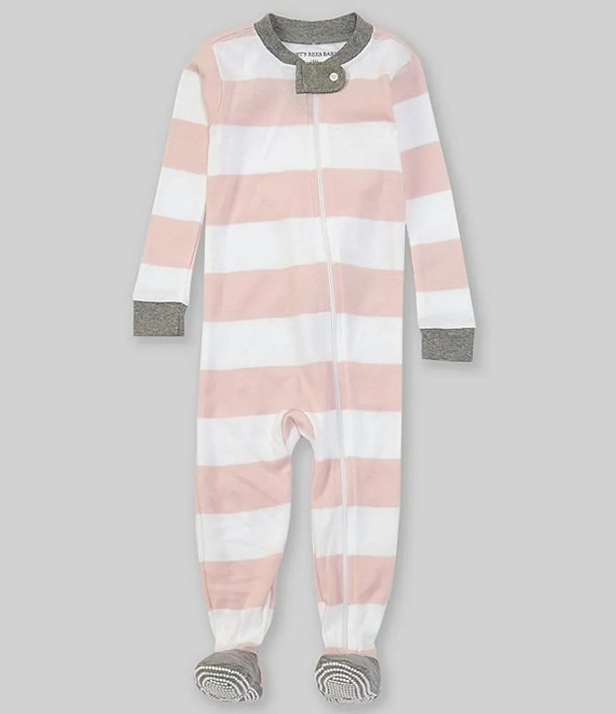 Burt s Bees Baby Newborn 24 Months Long Sleeve Stripe Sleep Play