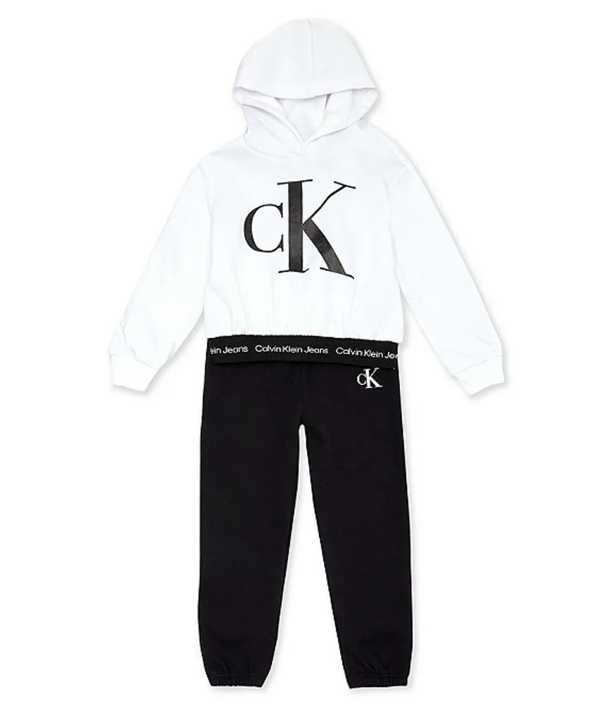 Calvin Klein Little Girls 2T 6X Long Sleeve double CK double