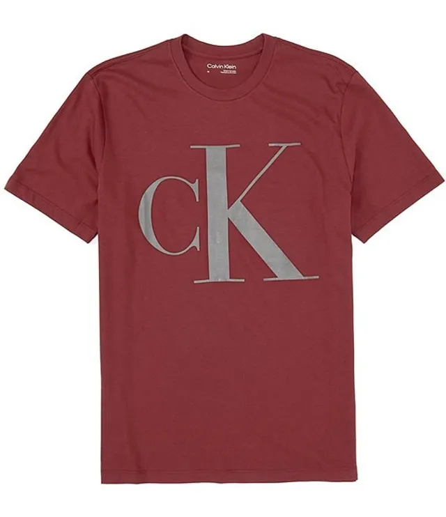 Calvin Klein Short Sleeve Relaxed Monogram Logo Graphic T Shirt