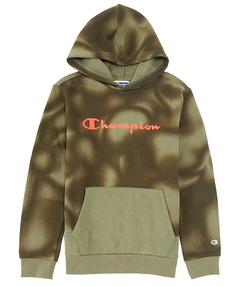 Boys large top champion hoodie