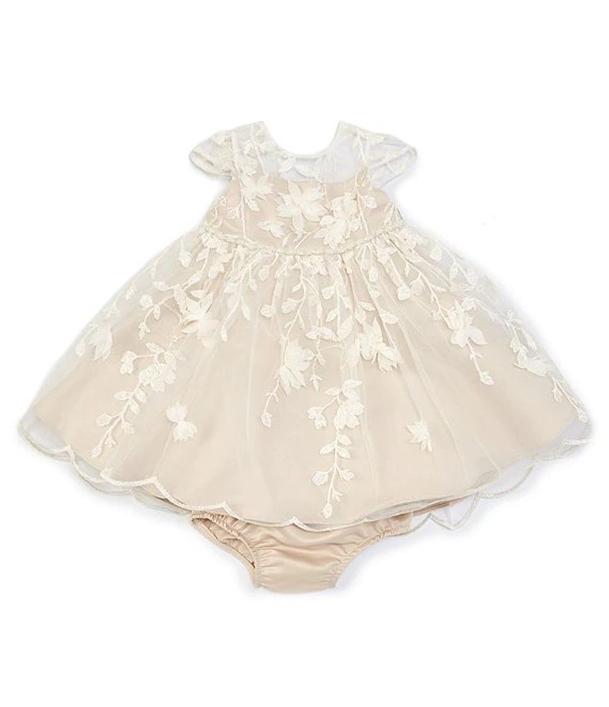 Chantilly Place Baby Girls 12 24 Months Illusion 3D Floral
