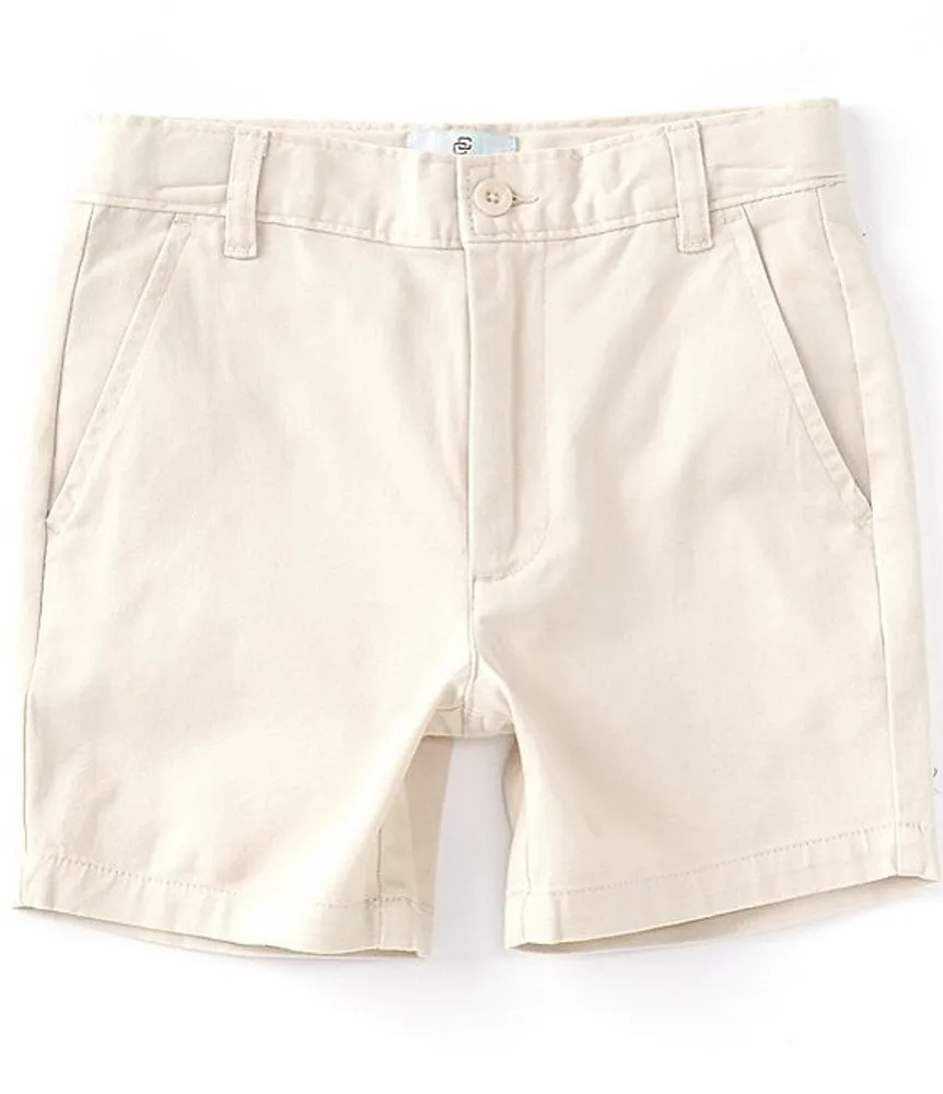 Iron stretch twill sales flat front short