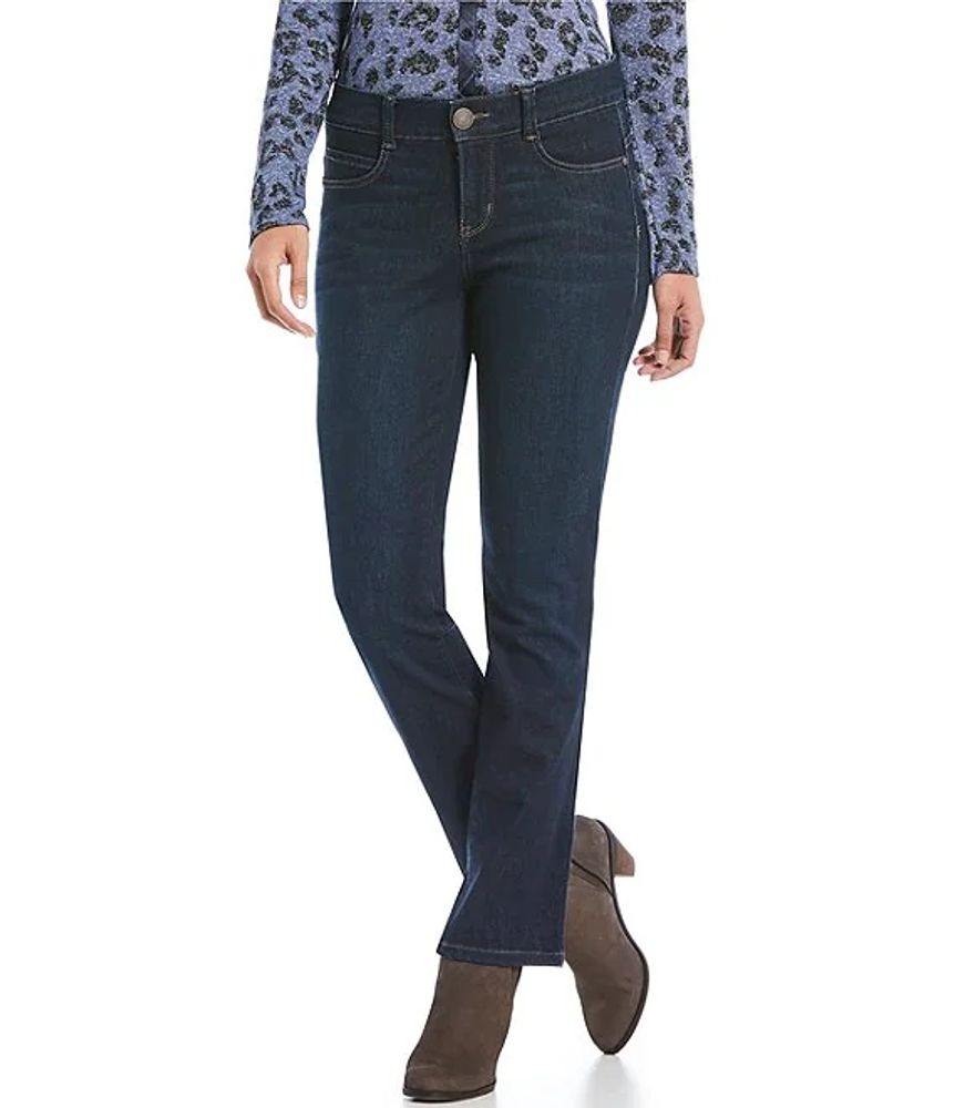 Jeans Donna Vita Media Gamba Dritta - Riders By Lee Indigo, Plus Size Elasticizzati - 2
