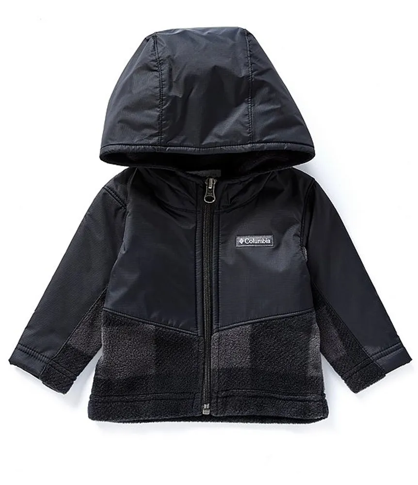 Columbia Baby Newborn 24 Months Steens Check Overlay Hoodie
