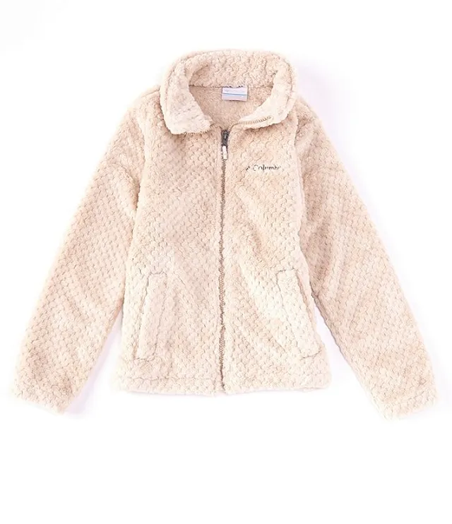 Columbia Big Girls 7 16 Fluffy Fleece Zip Up Jacket CoolSprings