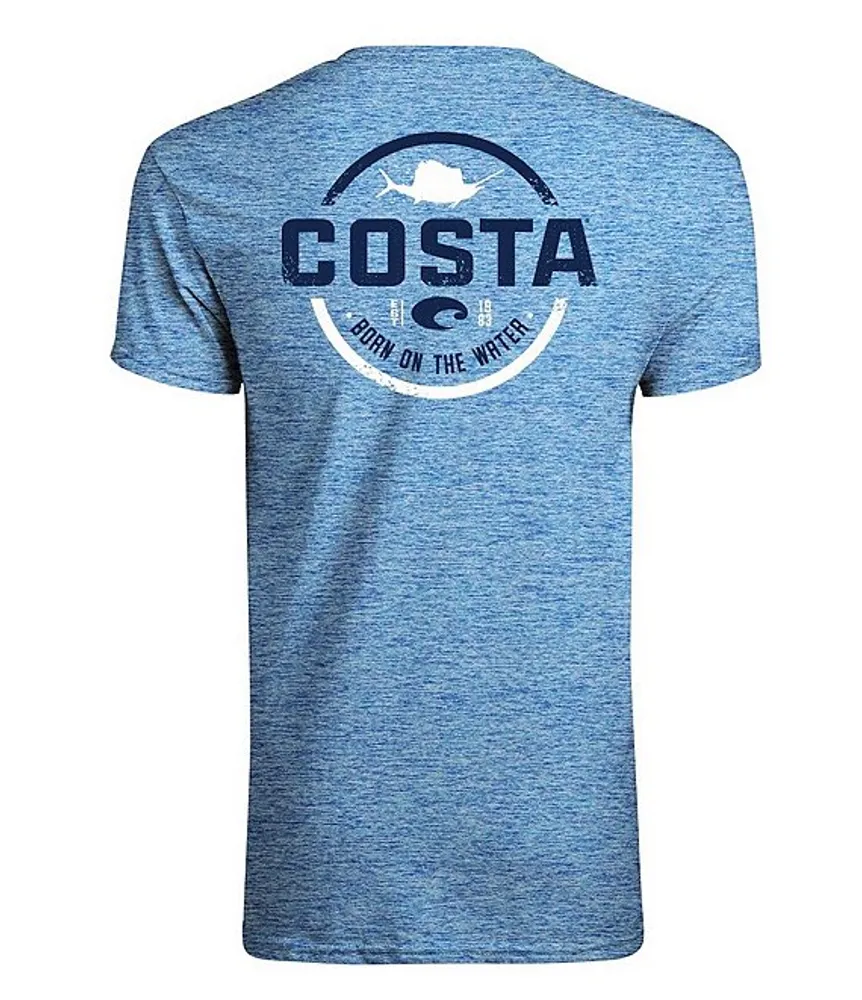 Costa Tech Insignia Sailfish Short Sleeve UPF Rashguard T Shirt