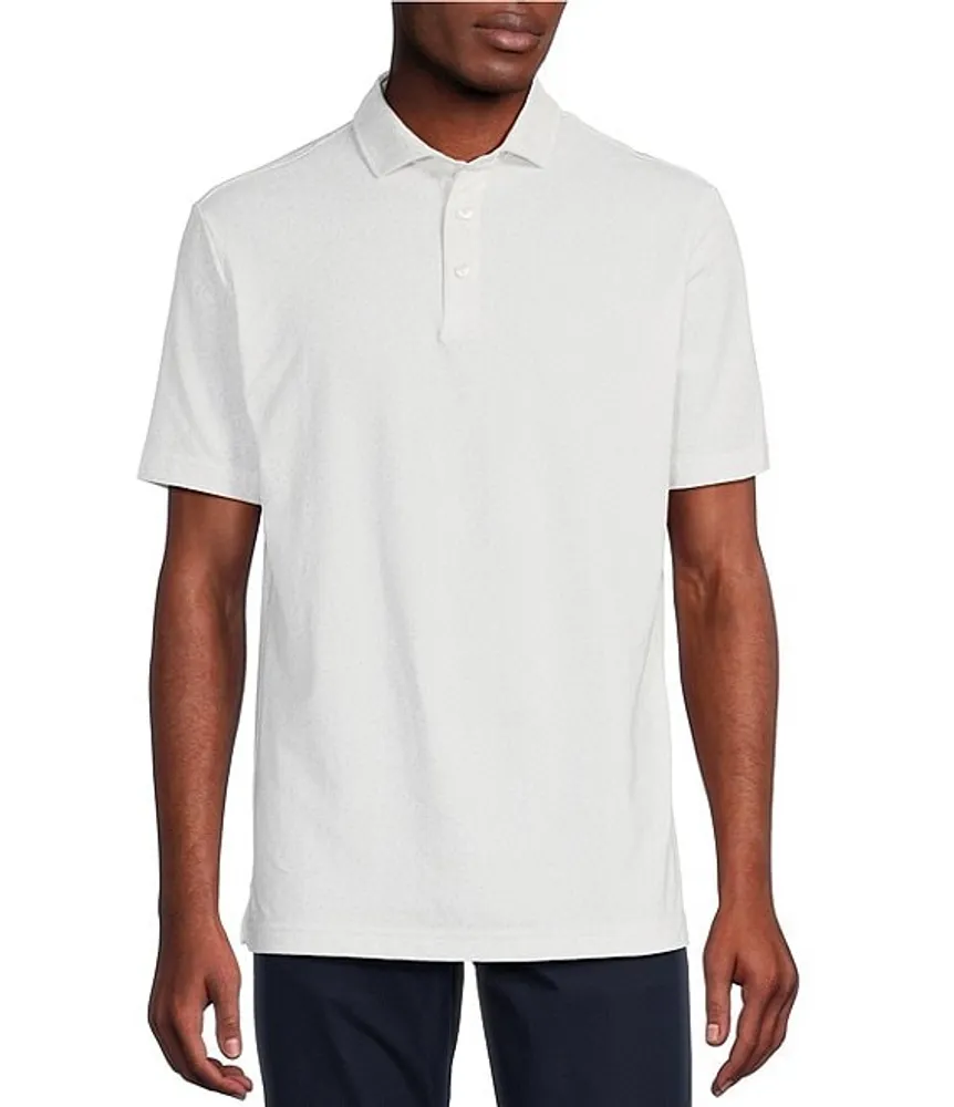 Cremieux Blue Label Performance Stretch Tennis Print Short Sleeve