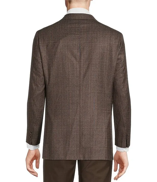 Joseph abboud gray herringbone topcoat clearance
