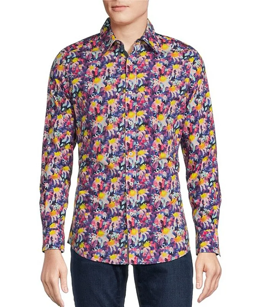 Cremieux Premium Denim Performance Stretch Colorful Abstract Print