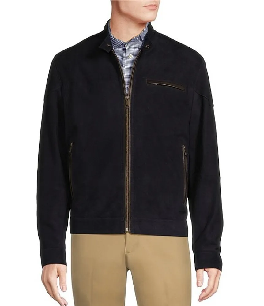 Cremieux leather outlet jacket