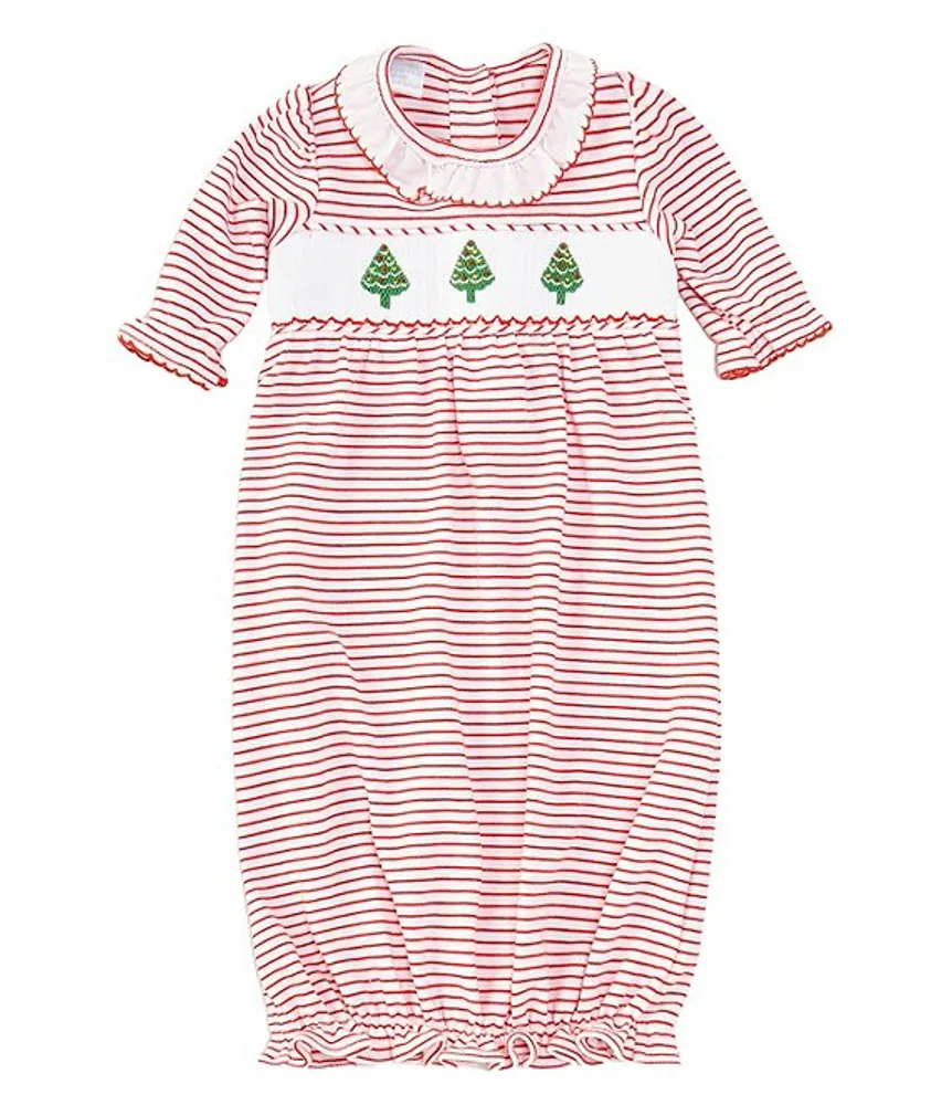 Edgehill Collection Baby Girl Newborn 3 Month Round Neck Long