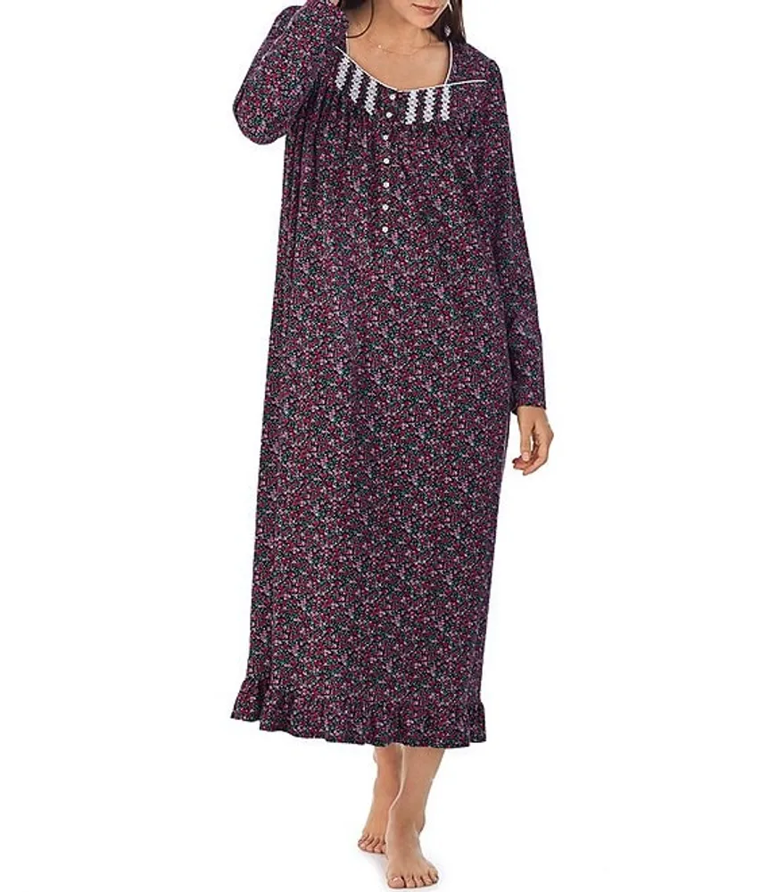 Eileen west sales long sleeve nightgown