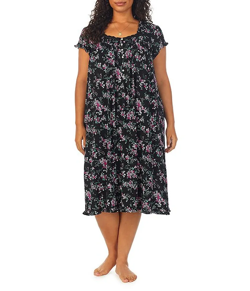 Plus size jersey 2025 nightgown