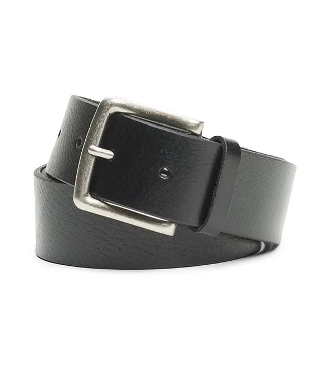 Frye flat store panel leather belt