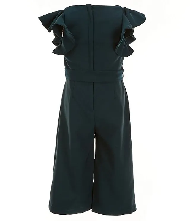 Tiered top ruffle jumpsuit