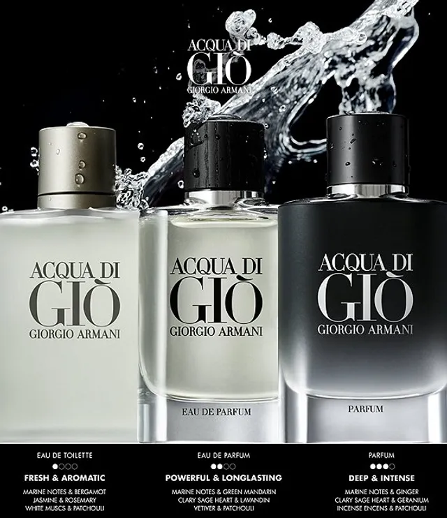 Giorgio armani cologne dillards store