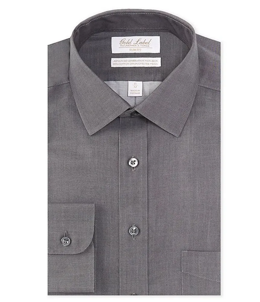 Gold label deals slim fit shirts