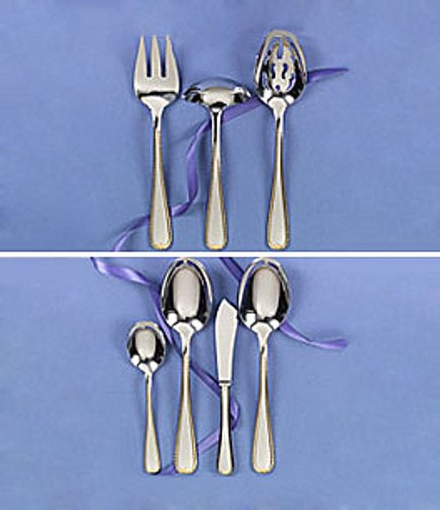 Gorham Golden Ribbon Edge Stainless Steel Flatware The Shops At Willow ...