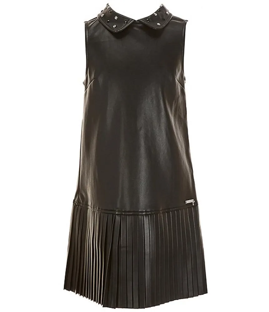 Dillards outlet leather dress