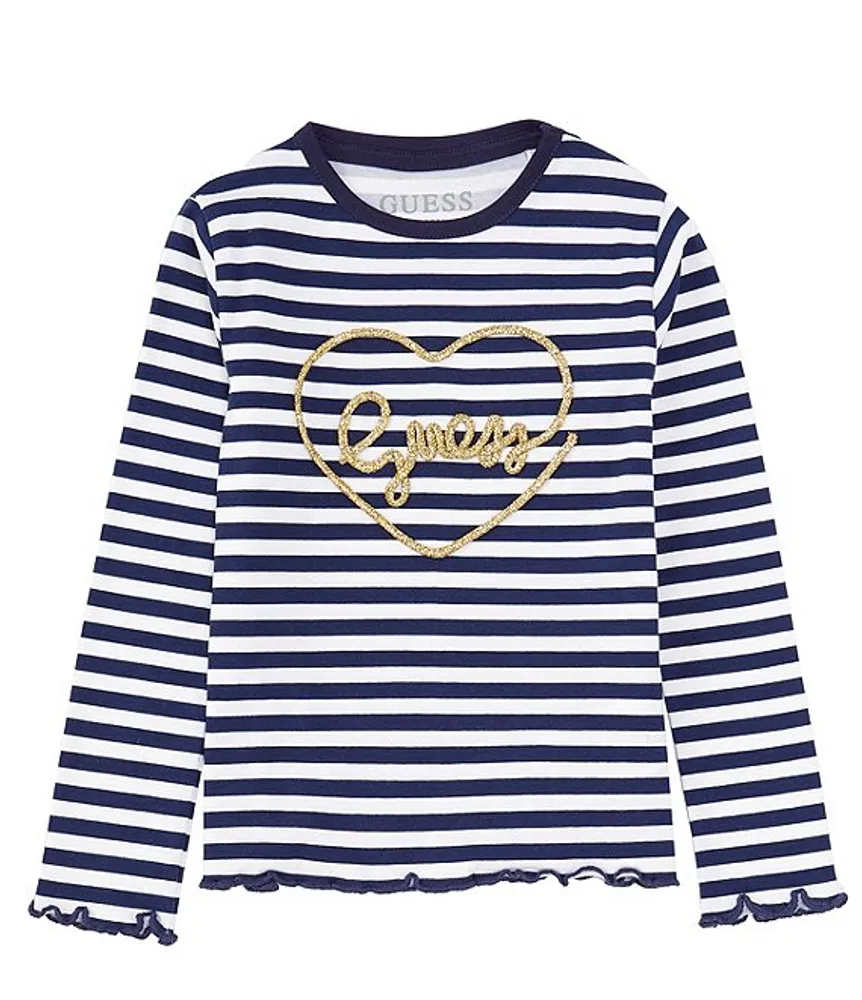 Guess long sleeve striped cheap t shirt