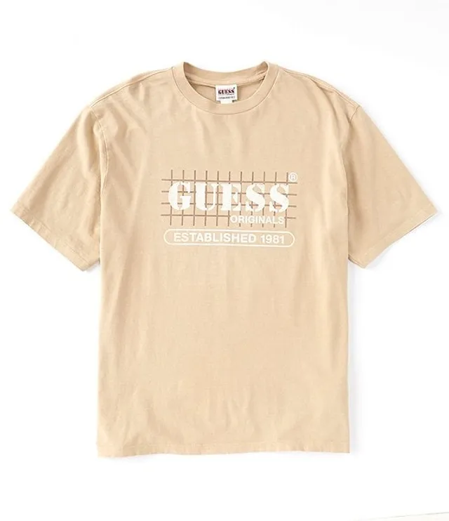 Tan guess shirt shop