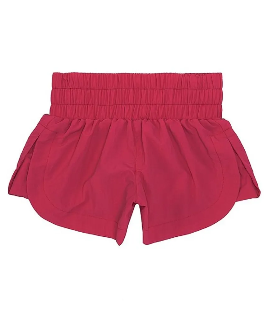 Habitual Big Girls 7 16 Smocked Waist Nylon Shorts Hamilton Place