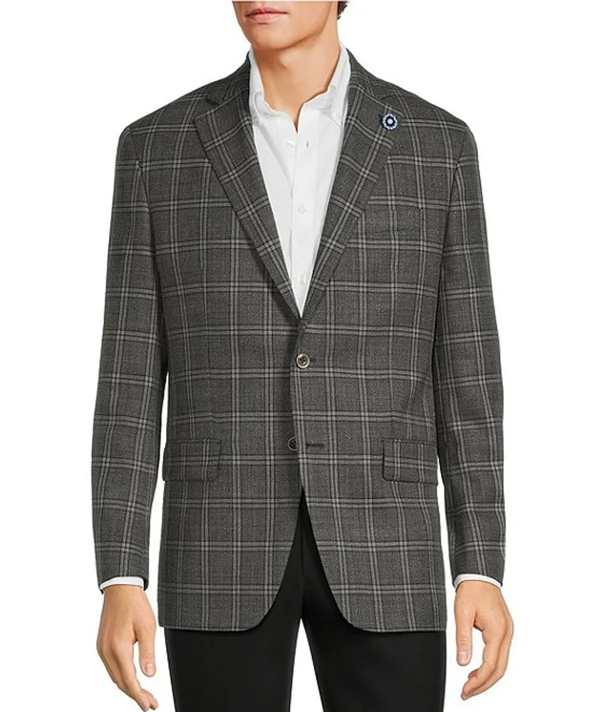 Hart Schaffner Marx Chicago Fit Plaid Print Sport Coat