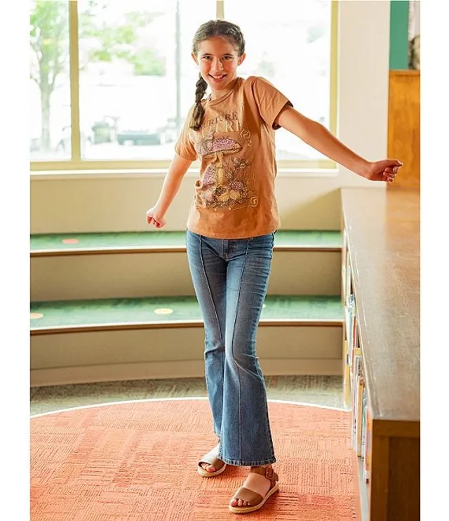 Hippie Girl Big Girls 7 16 Seamed Flare Leg Jeans Hamilton Place