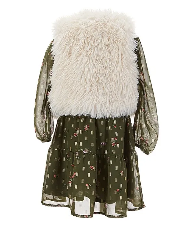 Dillards fur vest sales