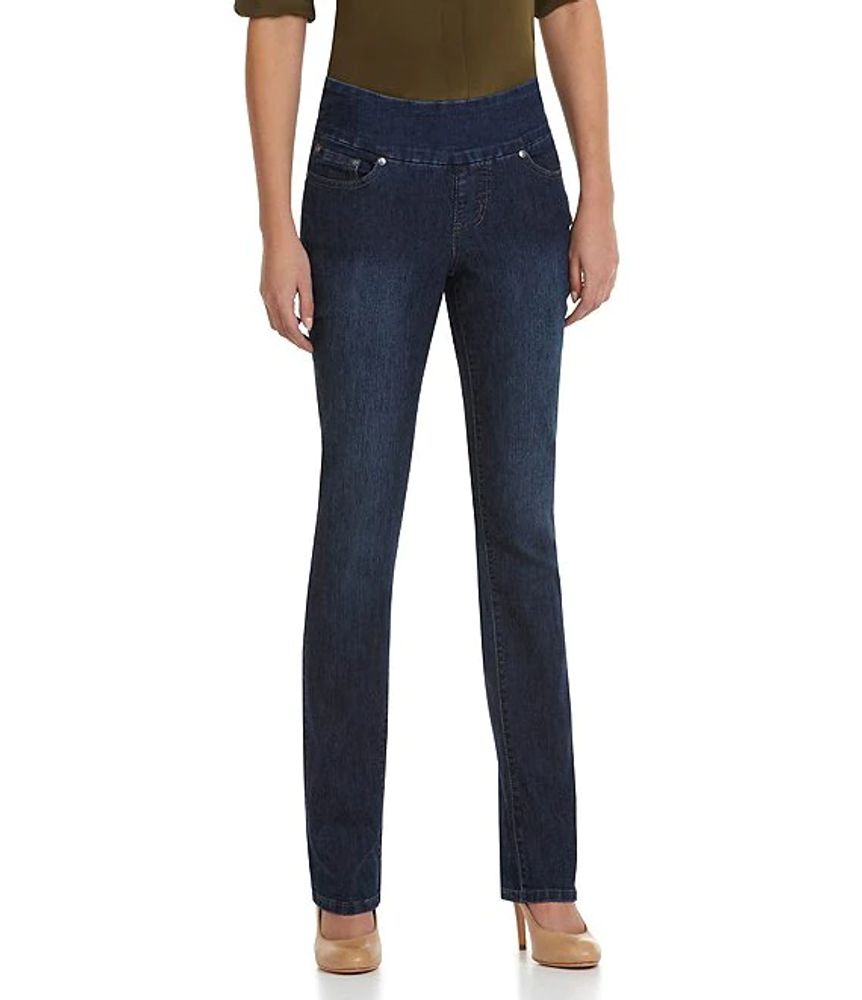Jag Jeans Peri Straight-Leg Pull-On Jeans | Brazos Mall