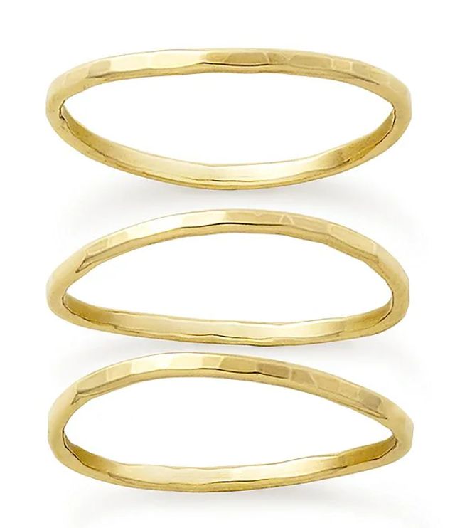 James Avery 14k Gold Delicate Forged Rings Hamilton Place