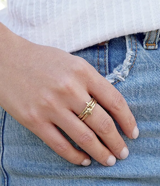 James avery stacked best sale rings