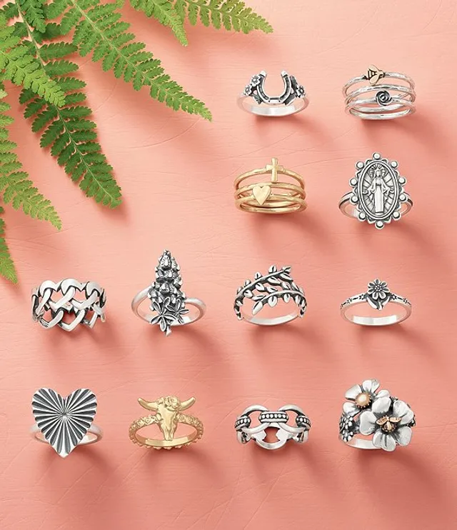 Stackable james avery rings hot sale