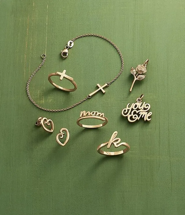 James avery k best sale initial ring