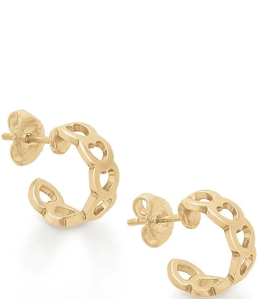 James avery deals gold rose earrings