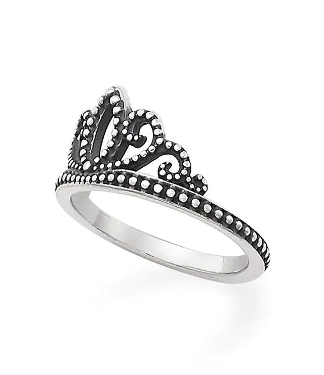 James avery princess crown ring on sale